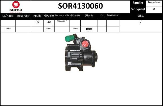 EAI SOR4130060 - Hidrosūknis, Stūres iekārta autodraugiem.lv