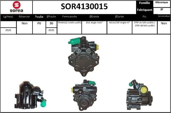 EAI SOR4130015 - Hidrosūknis, Stūres iekārta autodraugiem.lv