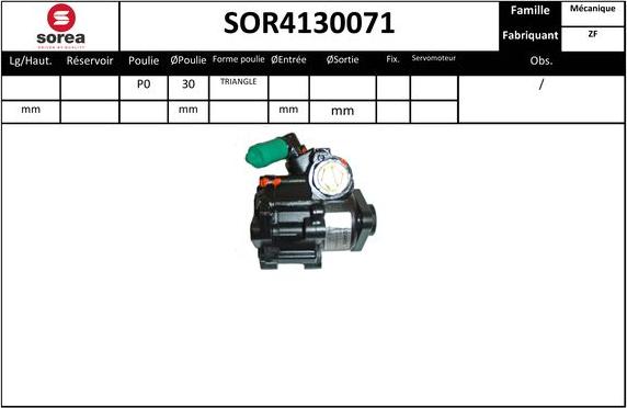 EAI SOR4130071 - Hidrosūknis, Stūres iekārta autodraugiem.lv