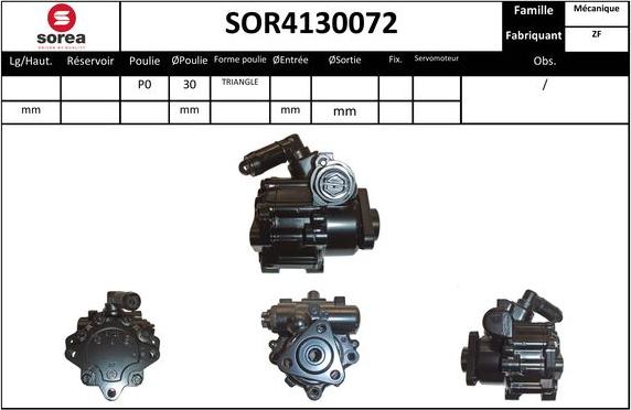 EAI SOR4130072 - Hidrosūknis, Stūres iekārta autodraugiem.lv