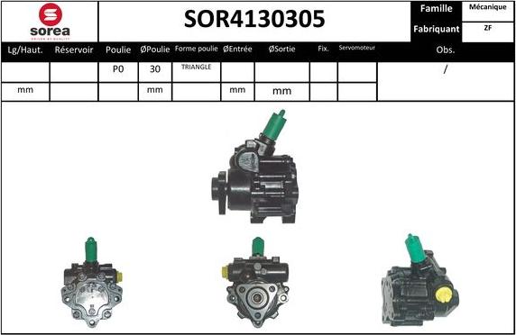 EAI SOR4130305 - Hidrosūknis, Stūres iekārta autodraugiem.lv