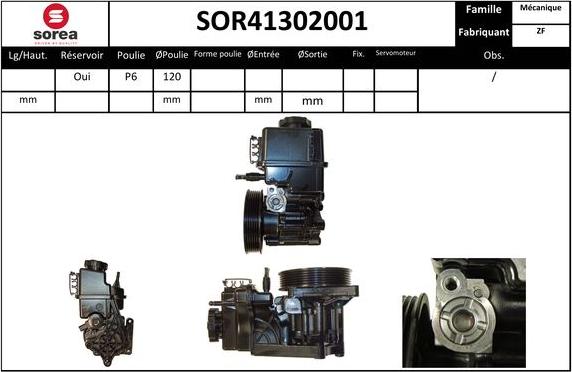 EAI SOR41302001 - Hidrosūknis, Stūres iekārta autodraugiem.lv