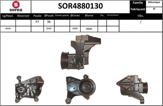EAI SOR4880130 - Hidrosūknis, Stūres iekārta autodraugiem.lv