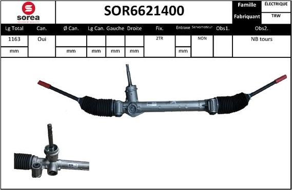 EAI SOR6621400 - Stūres mehānisms autodraugiem.lv