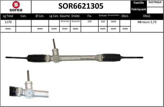EAI SOR6621305 - Stūres mehānisms autodraugiem.lv