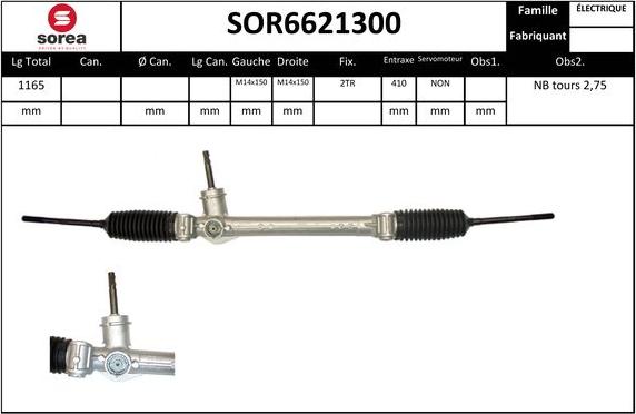 EAI SOR6621300 - Stūres mehānisms autodraugiem.lv