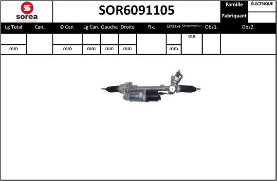 EAI SOR6091105 - Stūres mehānisms autodraugiem.lv