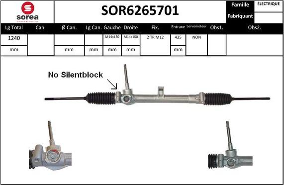 EAI SOR6265701 - Stūres mehānisms autodraugiem.lv