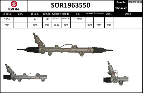EAI SOR1963550 - Stūres mehānisms autodraugiem.lv