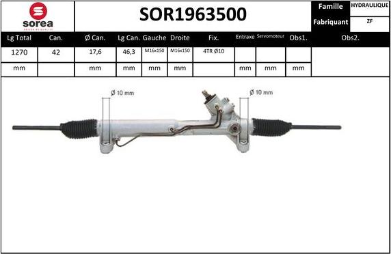 EAI SOR1963500 - Stūres mehānisms autodraugiem.lv