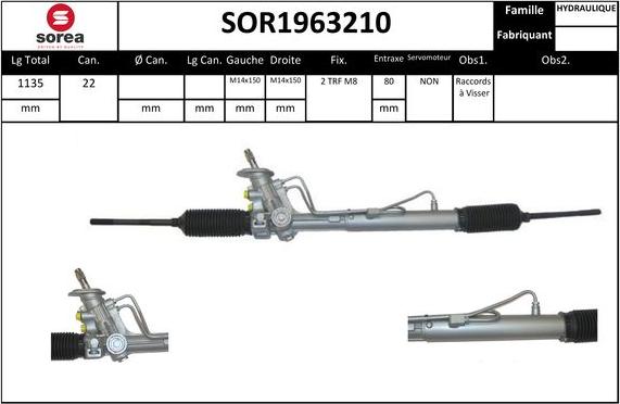 EAI SOR1963210 - Stūres mehānisms autodraugiem.lv