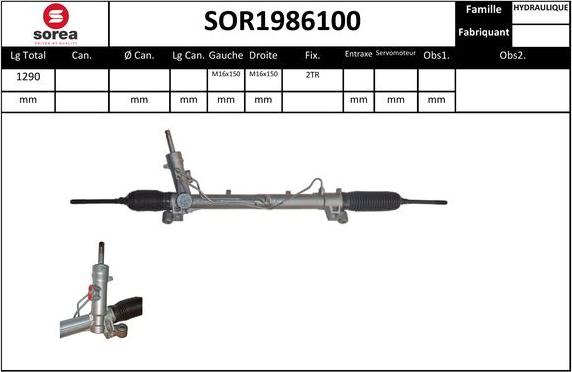 EAI SOR1986100 - Stūres mehānisms autodraugiem.lv