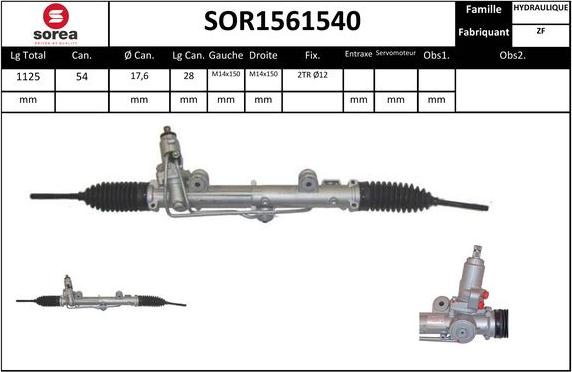 EAI SOR1561540 - Stūres mehānisms autodraugiem.lv