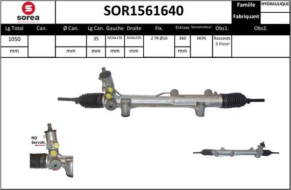 EAI SOR1561640 - Stūres mehānisms autodraugiem.lv
