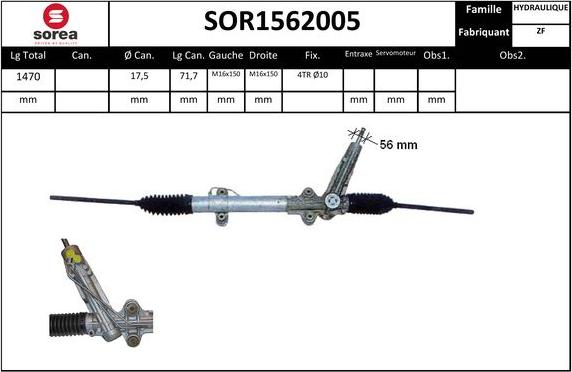 EAI SOR1562005 - Stūres mehānisms autodraugiem.lv