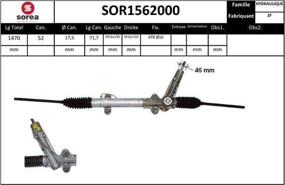 EAI SOR1562000 - Stūres mehānisms autodraugiem.lv