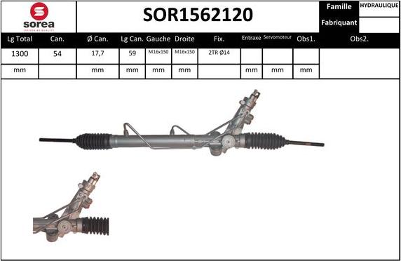EAI SOR1562120 - Stūres mehānisms autodraugiem.lv