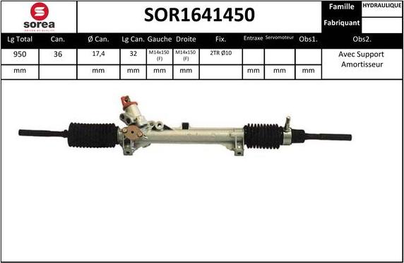 EAI SOR1641450 - Stūres mehānisms autodraugiem.lv