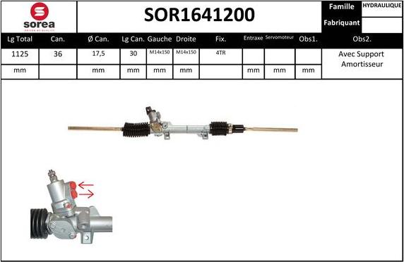 EAI SOR1641200 - Stūres mehānisms autodraugiem.lv