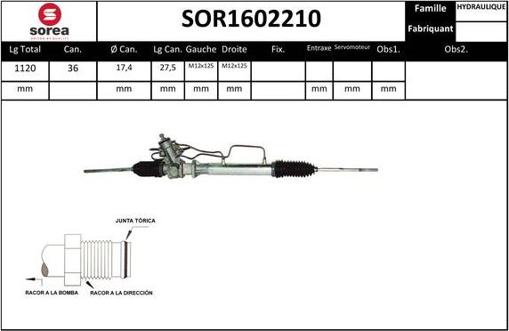 EAI SOR1602210 - Stūres mehānisms autodraugiem.lv