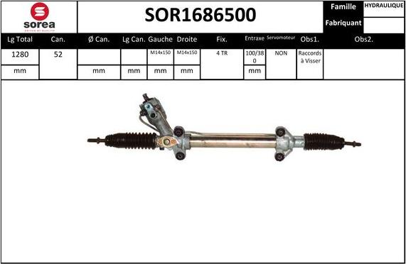 EAI SOR1686500 - Stūres mehānisms autodraugiem.lv