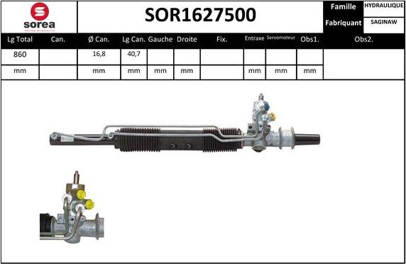 EAI SOR1627500 - Stūres mehānisms autodraugiem.lv
