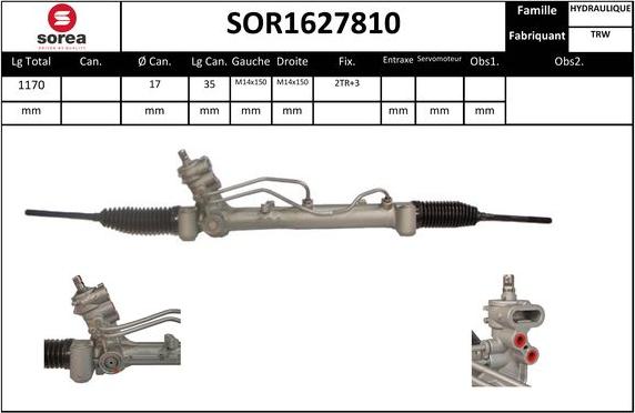 EAI SOR1627810 - Stūres mehānisms autodraugiem.lv