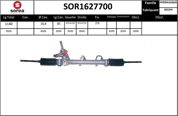 EAI SOR1627700 - Stūres mehānisms autodraugiem.lv