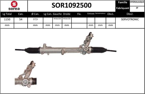 EAI SOR1092500 - Stūres mehānisms autodraugiem.lv