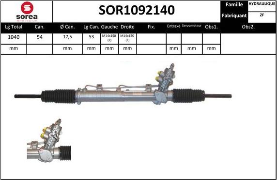 EAI SOR1092140 - Stūres mehānisms autodraugiem.lv