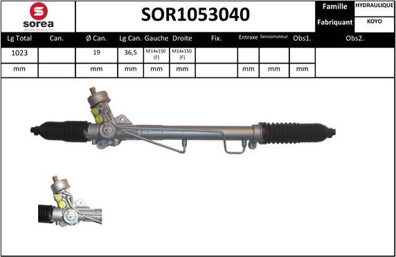 EAI SOR1053040 - Stūres mehānisms autodraugiem.lv