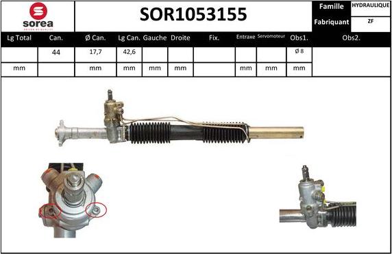 EAI SOR1053155 - Stūres mehānisms autodraugiem.lv