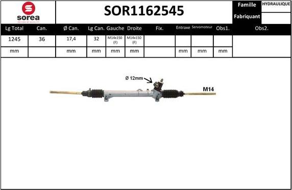 EAI SOR1162545 - Stūres mehānisms autodraugiem.lv