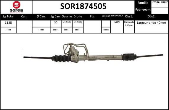 EAI SOR1874505 - Stūres mehānisms autodraugiem.lv