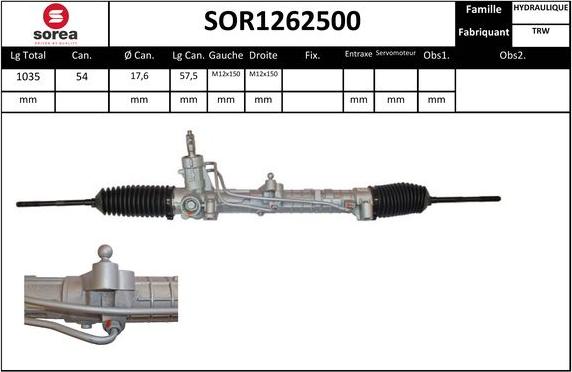 EAI SOR1262500 - Stūres mehānisms autodraugiem.lv