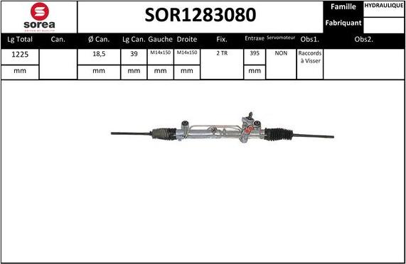 EAI SOR1283080 - Stūres mehānisms autodraugiem.lv