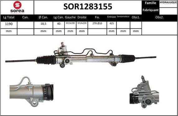 EAI SOR1283155 - Stūres mehānisms autodraugiem.lv