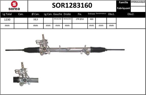 EAI SOR1283160 - Stūres mehānisms autodraugiem.lv