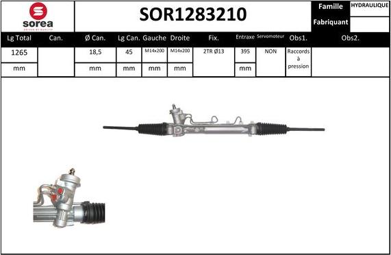 EAI SOR1283210 - Stūres mehānisms autodraugiem.lv