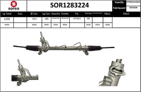 EAI SOR1283224 - Stūres mehānisms autodraugiem.lv