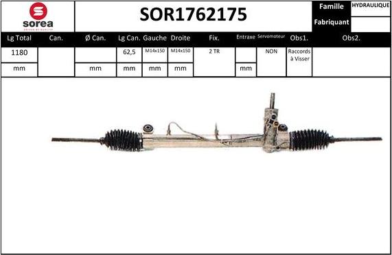 EAI SOR1762175 - Stūres mehānisms autodraugiem.lv
