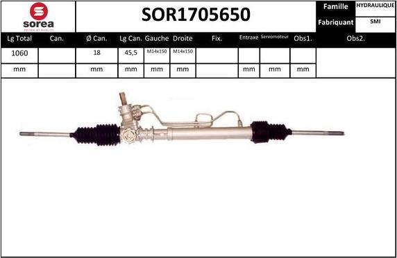 EAI SOR1705650 - Stūres mehānisms autodraugiem.lv
