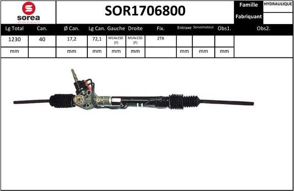 EAI SOR1706800 - Stūres mehānisms autodraugiem.lv