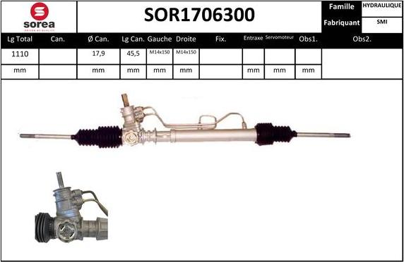 EAI SOR1706300 - Stūres mehānisms autodraugiem.lv