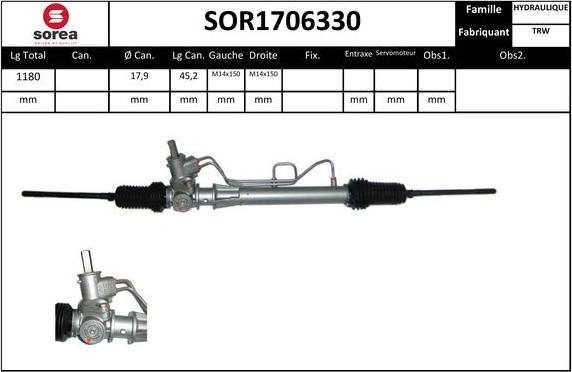 EAI SOR1706330 - Stūres mehānisms autodraugiem.lv