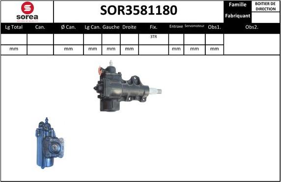 EAI SOR3581180 - Stūres mehānisms autodraugiem.lv