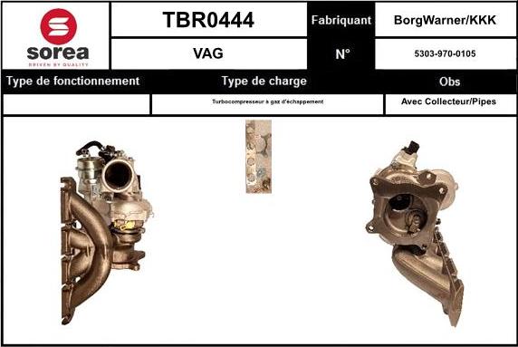 EAI TBR0444 - Kompresors, Turbopūte autodraugiem.lv
