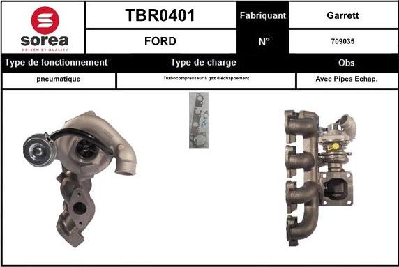 EAI TBR0401 - Kompresors, Turbopūte autodraugiem.lv