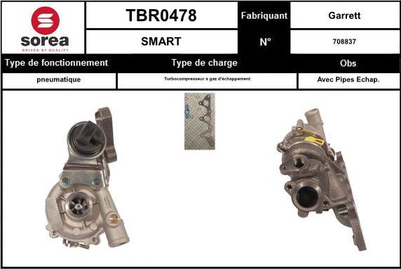 EAI TBR0478 - Kompresors, Turbopūte autodraugiem.lv