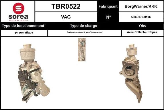 EAI TBR0522 - Kompresors, Turbopūte autodraugiem.lv